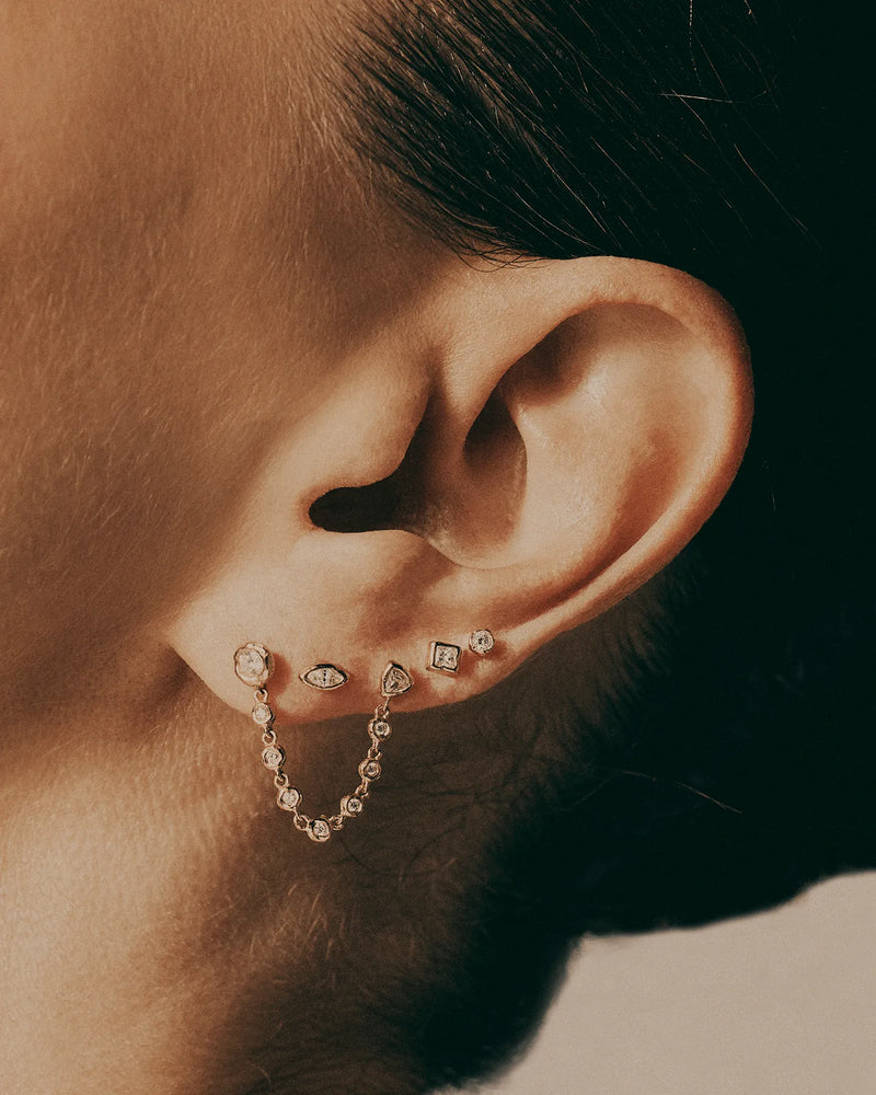 Molten Accent Chain by Pamela Love – Piercing in #product_material# (#product_color#). 