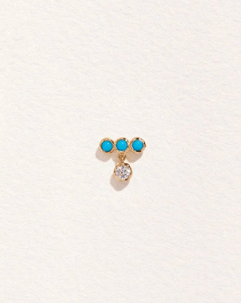 Molten Bar Drop Stud by Pamela Love – Piercing in #product_material# (#product_color#). 