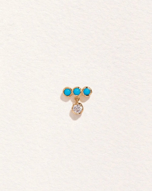 Molten Bar Drop Stud by Pamela Love – Piercing in #product_material# (#product_color#). 