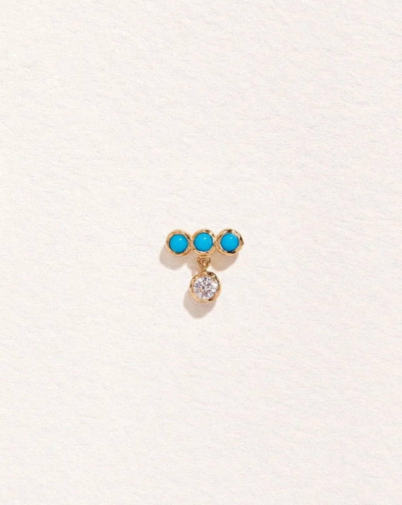 Molten Bar Drop Stud by Pamela Love – Piercing in #product_material# (#product_color#). 