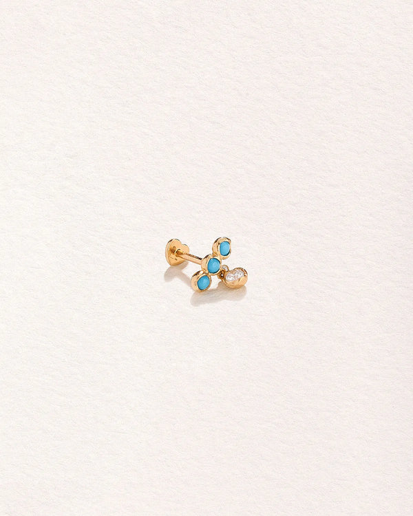 Molten Bar Drop Stud by Pamela Love – Piercing in #product_material# (#product_color#). 