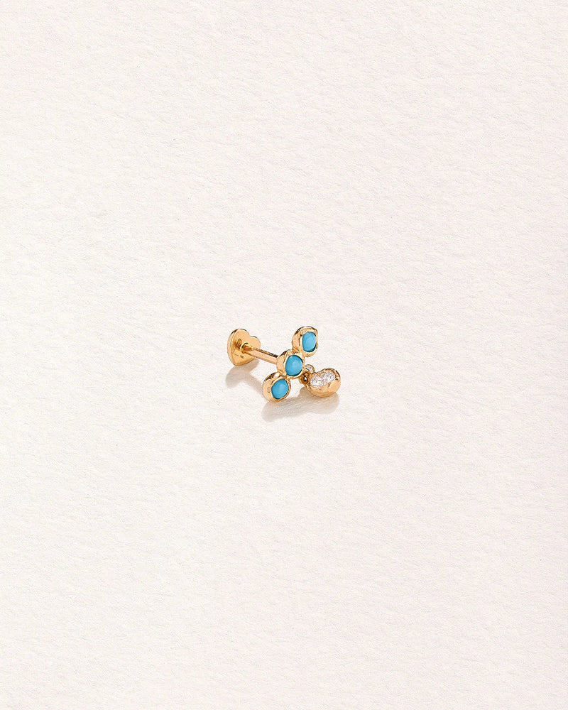 Molten Bar Drop Stud by Pamela Love – Piercing in #product_material# (#product_color#). 