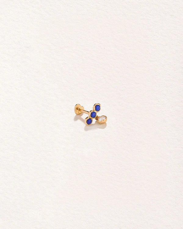 Molten Bar Drop Stud by Pamela Love – Piercing in #product_material# (#product_color#). 