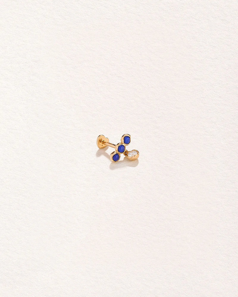 Molten Bar Drop Stud by Pamela Love – Piercing in #product_material# (#product_color#). 