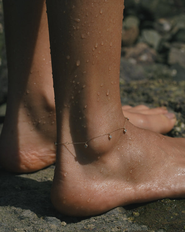 Molten Droplet Anklet by Pamela Love – Anklets in #product_material# (#product_color#). 