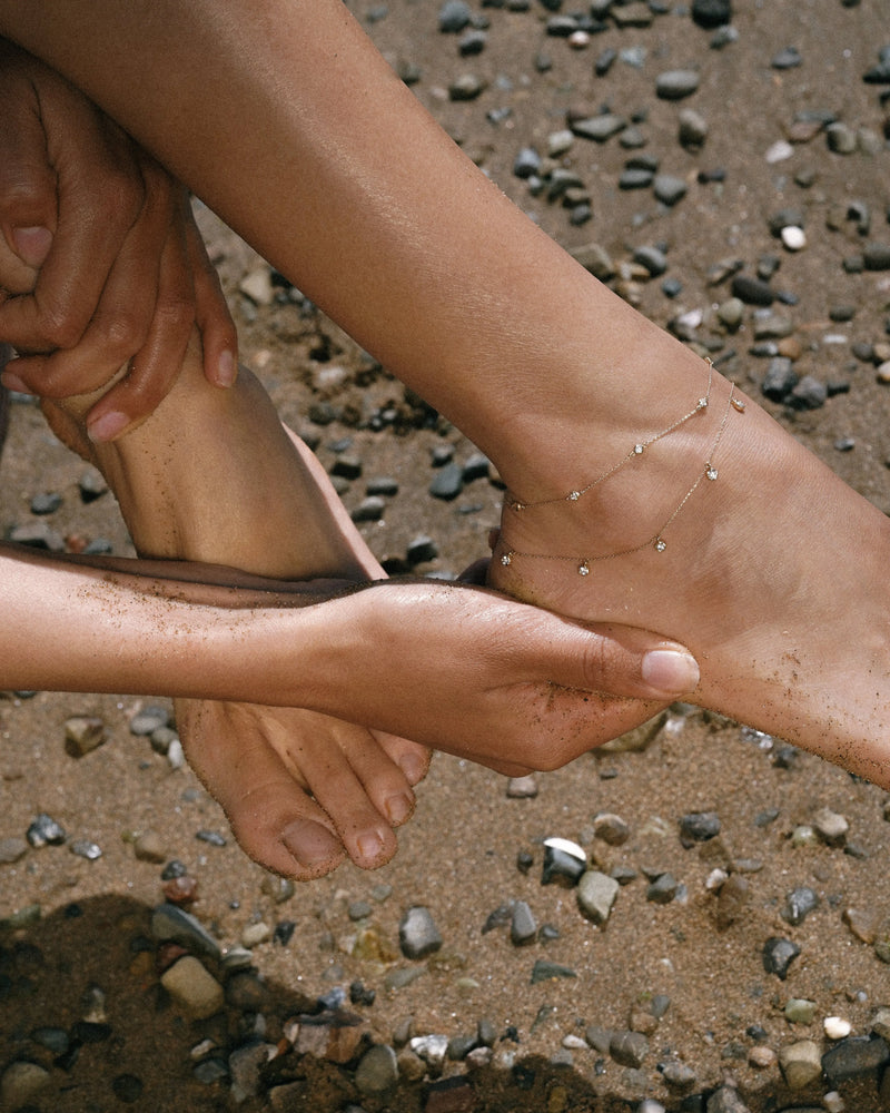 Molten Droplet Anklet by Pamela Love – Anklets in #product_material# (#product_color#). 
