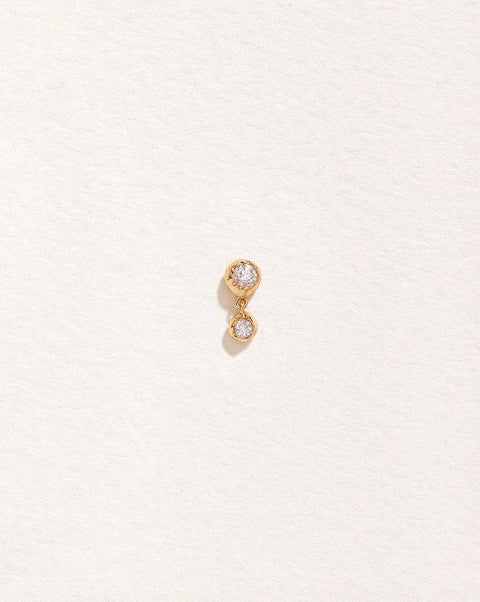 Molten Drop Stud by Pamela Love – Piercing in #product_material# (#product_color#).  molten-drop-stud-copy-1