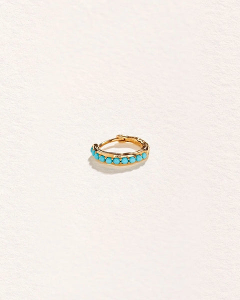 10mm Molten Pavé Huggie by Pamela Love – Piercing in #product_material# (#product_color#). 