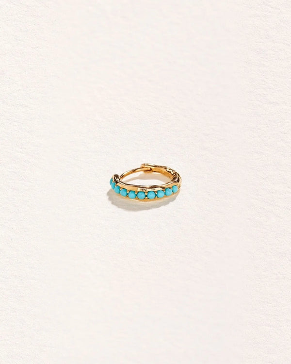 10mm Molten Pavé Huggie by Pamela Love – Piercing in #product_material# (#product_color#). 