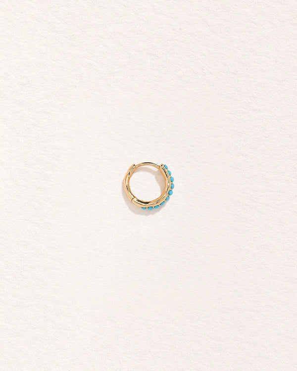 10mm Molten Pavé Huggie by Pamela Love – Piercing in #product_material# (#product_color#). 