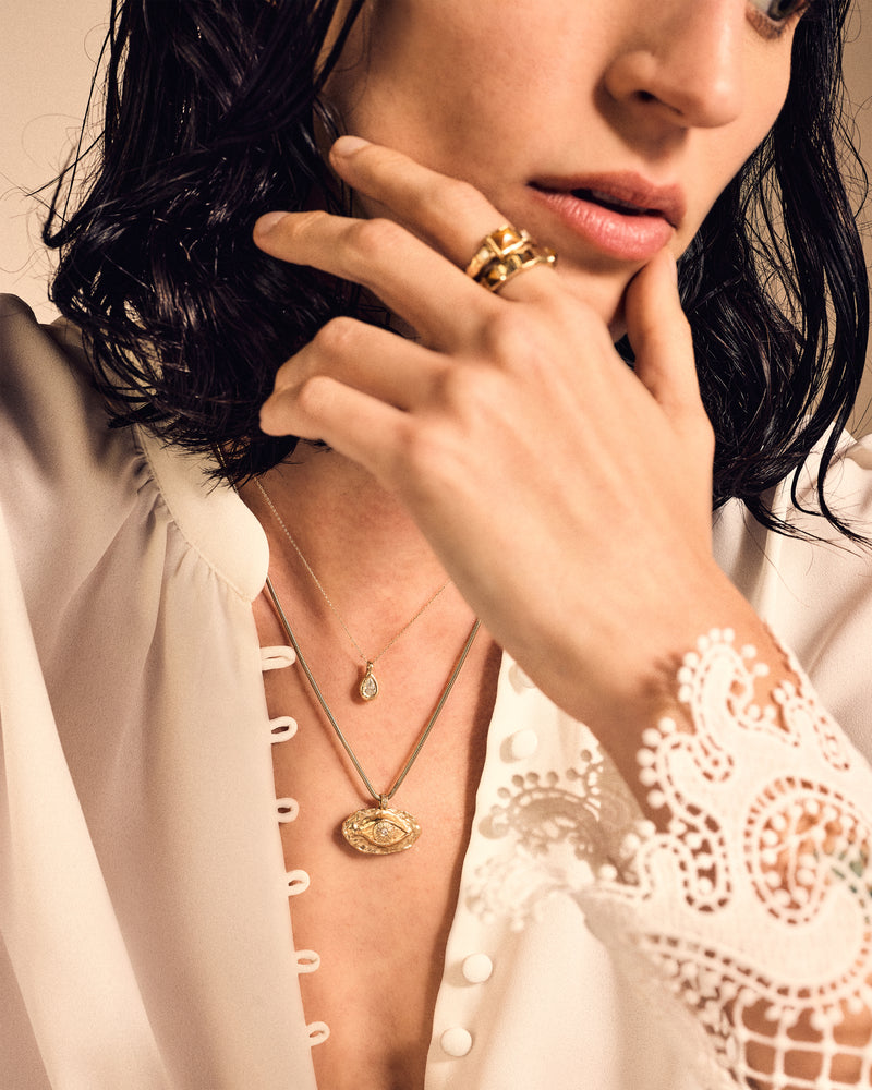 Molten Raindrop Pendant by Pamela Love – Necklaces in #product_material# (#product_color#).