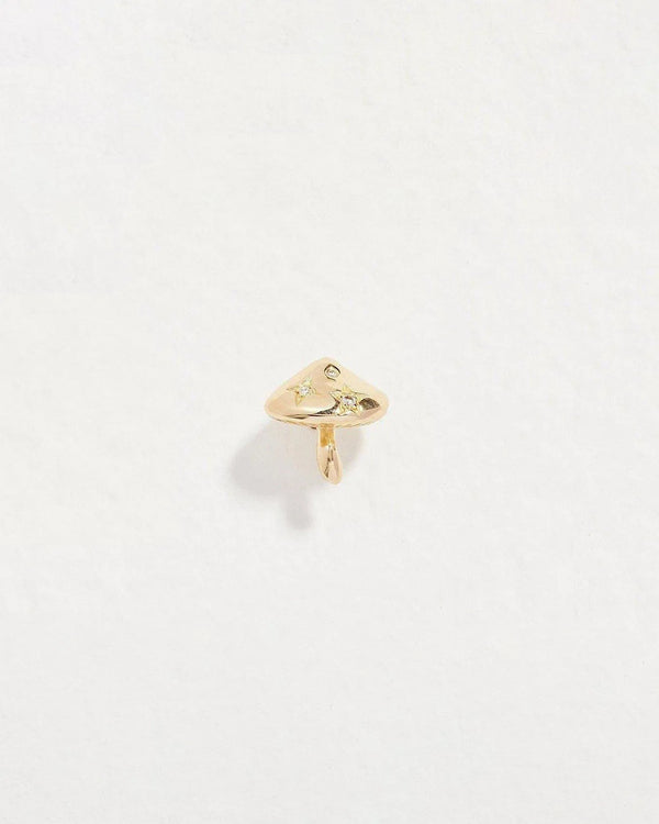 Mushroom Stud by Pamela Love – Piercing in #product_material# (#product_color#). 