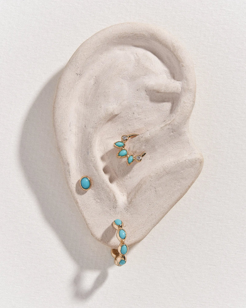 Nugget Stud by Pamela Love – Piercing in #product_material# (#product_color#). 