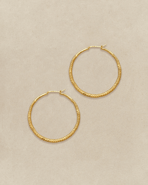Ondine Hoops by Pamela Love – Earrings in #product_material# (#product_color#). ondine-hoops-brass