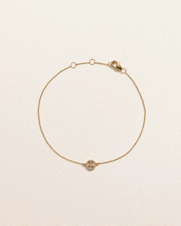 Pavé Peace Bracelet by Pamela Love – Bracelets in #product_material# (#product_color#). 