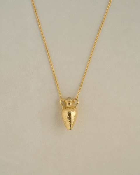 Perfume Amphora Necklace by Pamela Love – Necklaces in #product_material# (#product_color#).  perfume-vessel