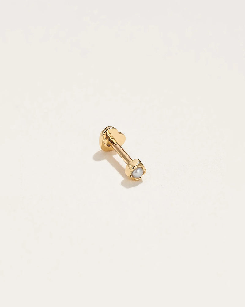 Petite Nugget Stud by Pamela Love – Piercing in #product_material# (#product_color#). 