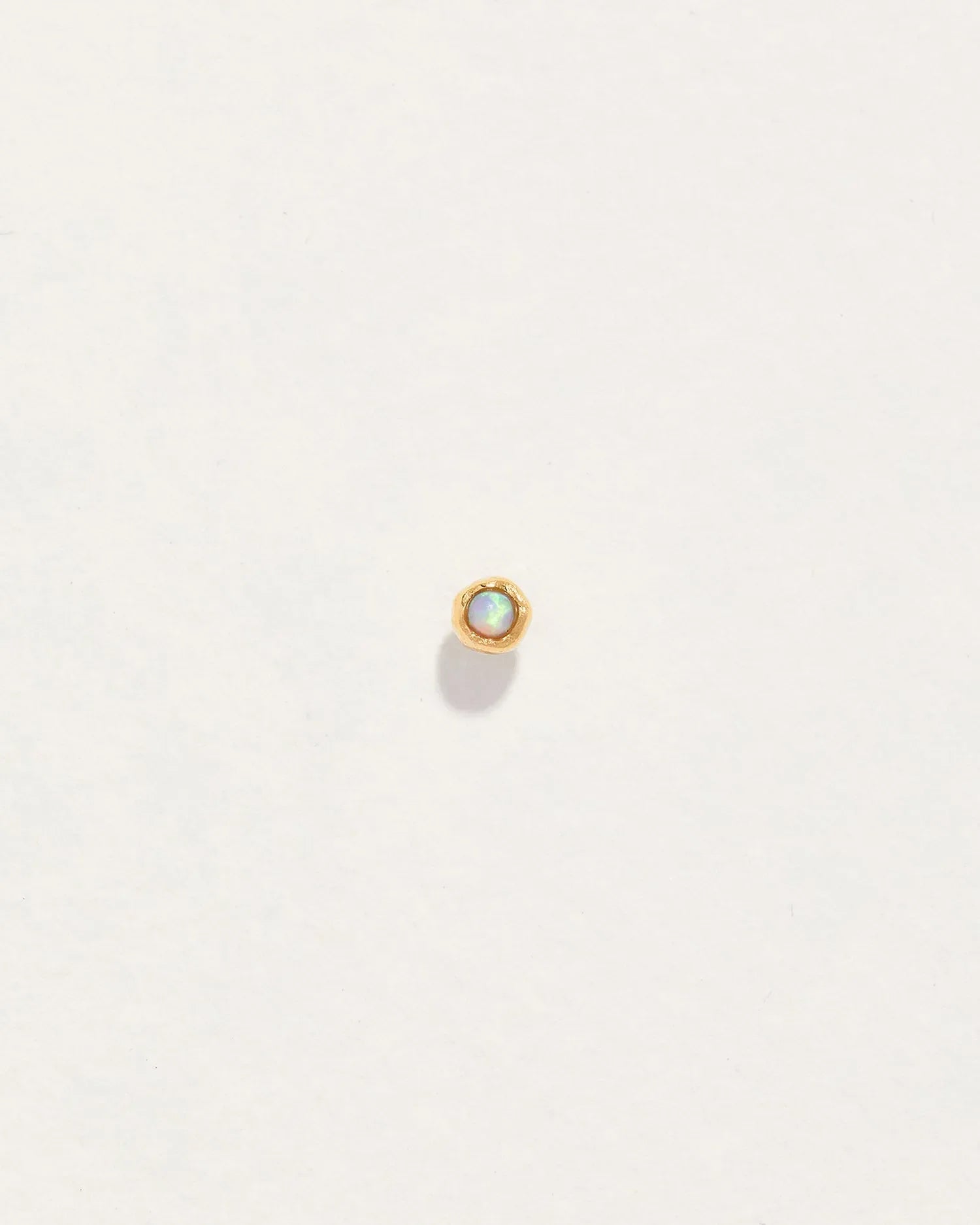 Pamela Love Petite Nugget Stud - Push Pin In Gold