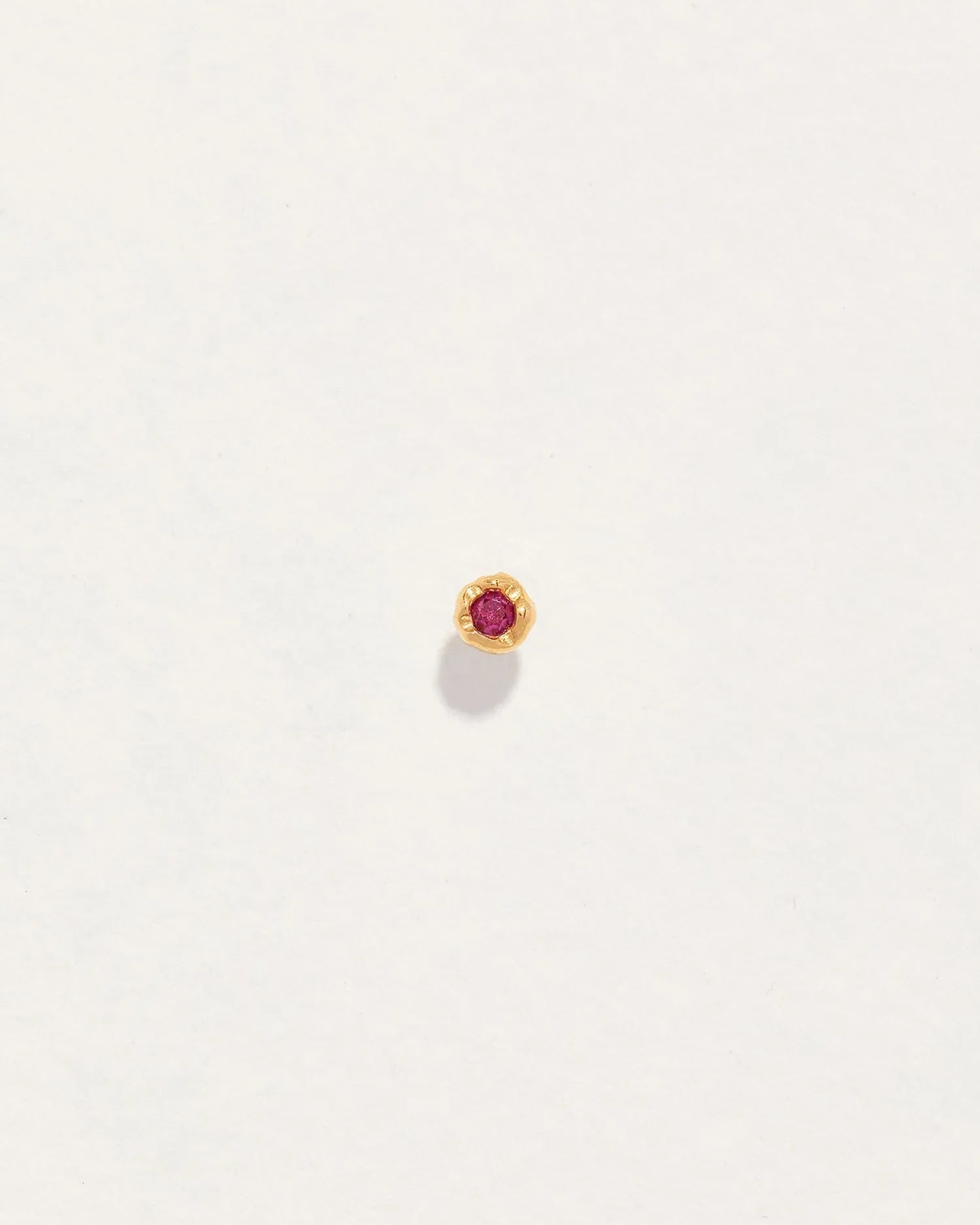 Pamela Love Petite Nugget Stud - Push Pin In Gold