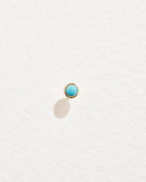 Petite Standard Stud by Pamela Love – Single Earring in #product_material# (#product_color#). petite-stud-butterfly-back-4