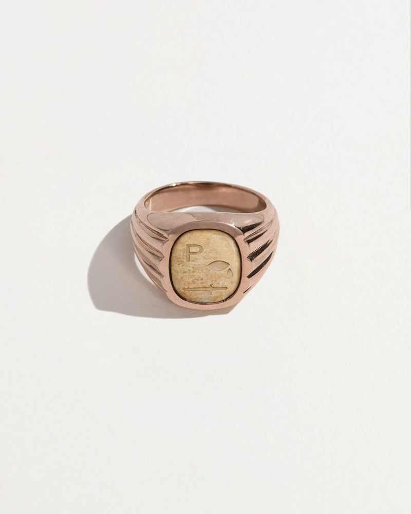 Scallop Signet by Pamela Love – Ring in #product_material# (#product_color#). 