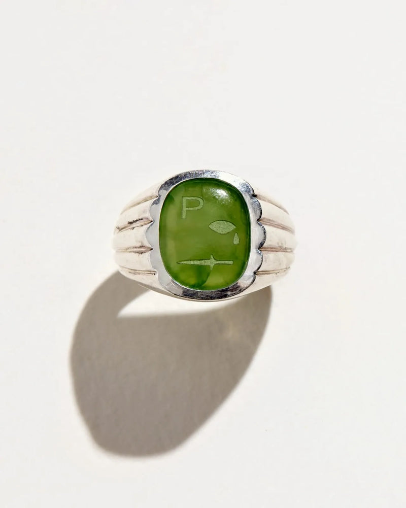 Scallop Signet by Pamela Love – Ring in #product_material# (#product_color#). 