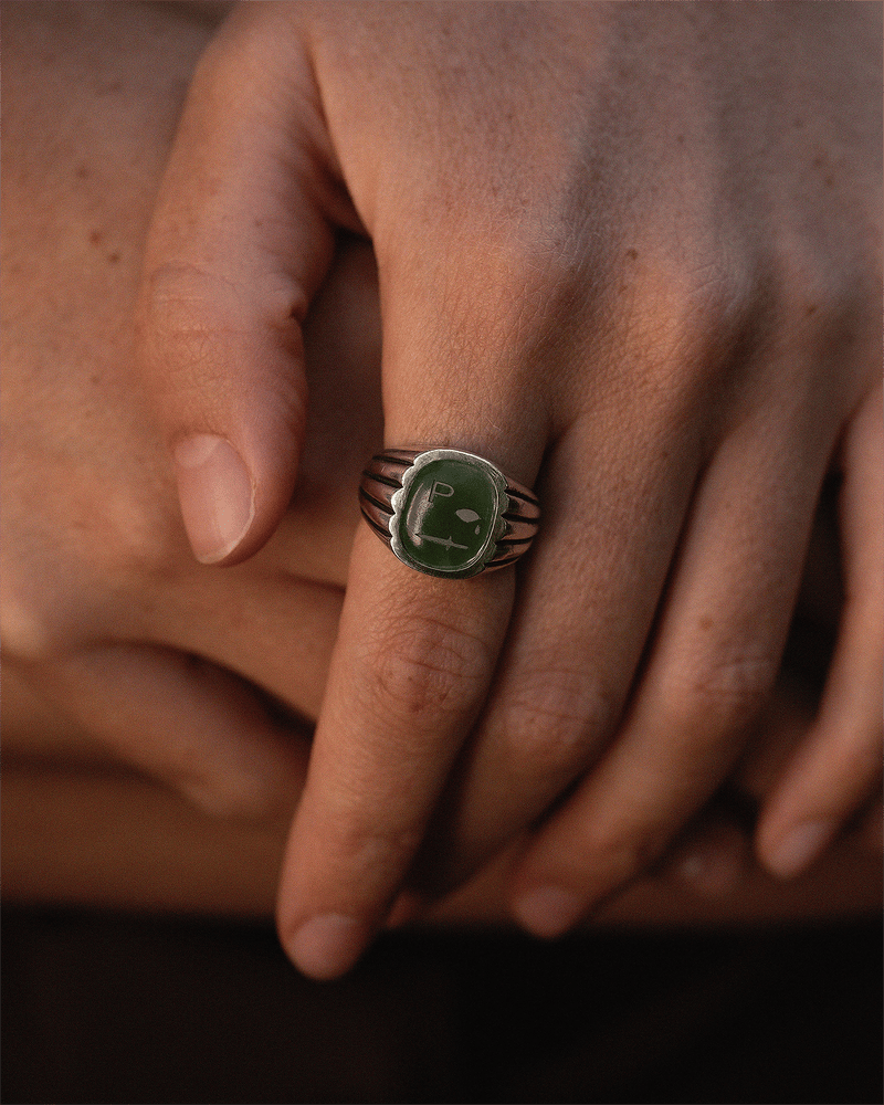 Scallop Signet by Pamela Love – Ring in #product_material# (#product_color#). 