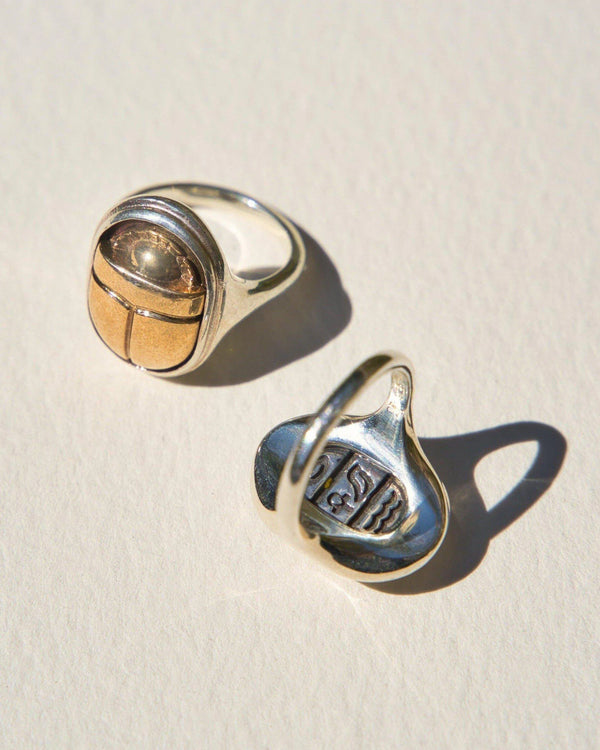 Scarab Signet Ring by Pamela Love – Ring in #product_material# (#product_color#). 