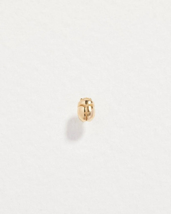 Scarab Stud by Pamela Love – Piercing in #product_material# (#product_color#). 