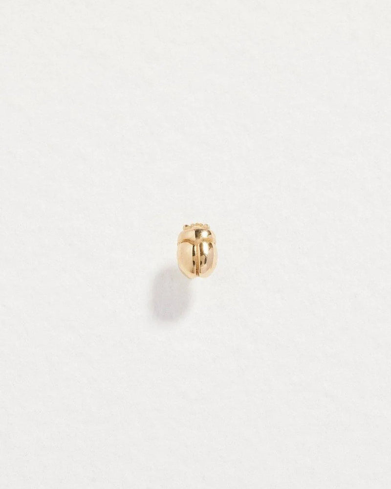 Scarab Stud by Pamela Love – Piercing in #product_material# (#product_color#). 