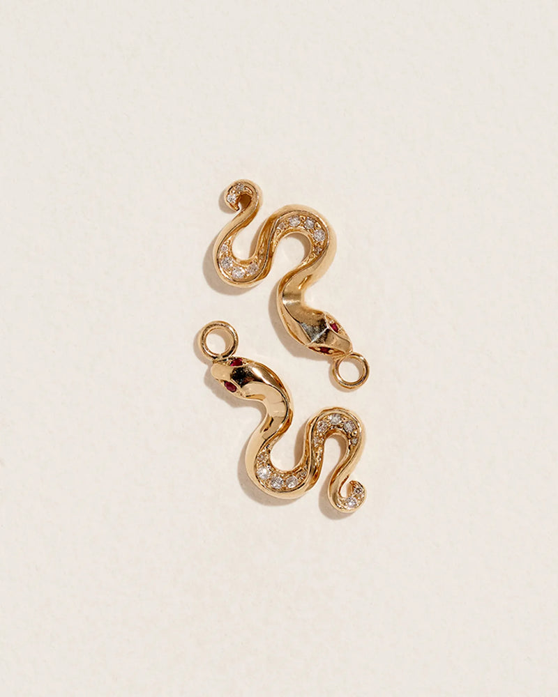 Serpente Charm by Pamela Love – Charm in #product_material# (#product_color#). 