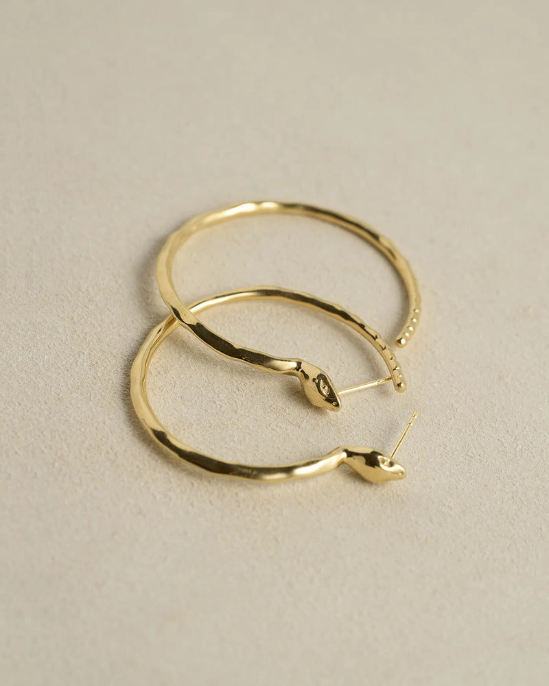 Serpente Hoop by Pamela Love – Earrings in #product_material# (#product_color#). 
