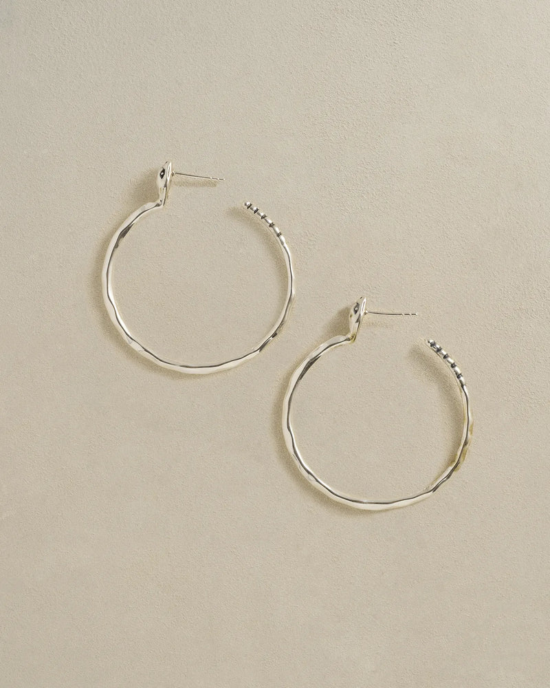 Serpente Hoop by Pamela Love – Earrings in #product_material# (#product_color#). 