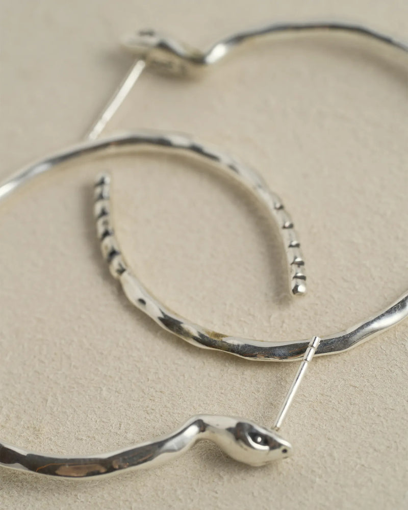 Serpente Hoop by Pamela Love – Earrings in #product_material# (#product_color#). 