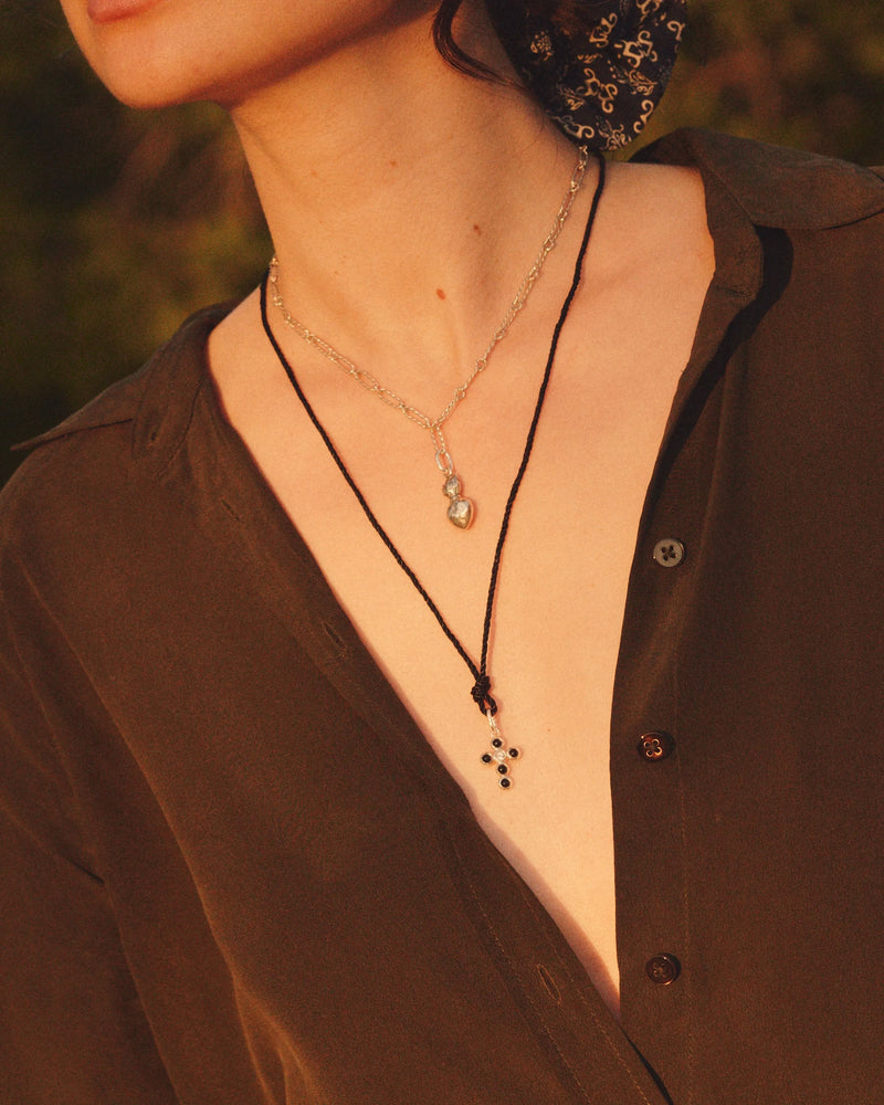 Silk Cord by Pamela Love – Necklaces in #product_material# (#product_color#). 