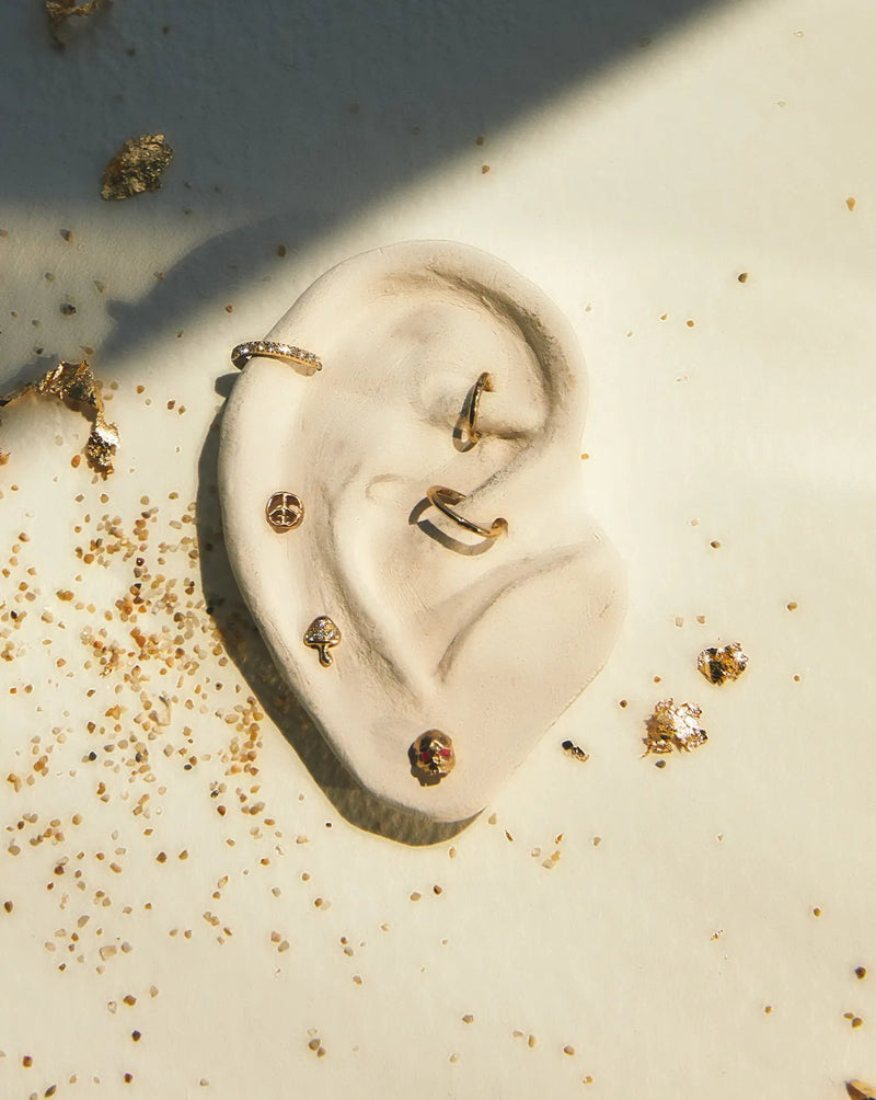 Memento Mori Stud by Pamela Love – Piercing in #product_material# (#product_color#). 