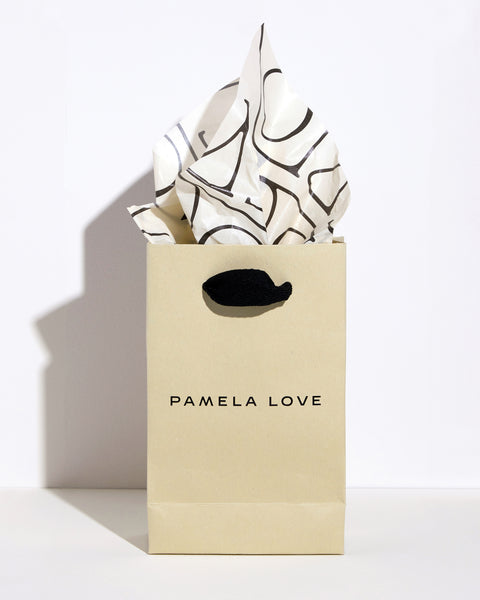 Small Gift Bag by Pamela Love – Packaging in #product_material# (#product_color#). small-gift-bag