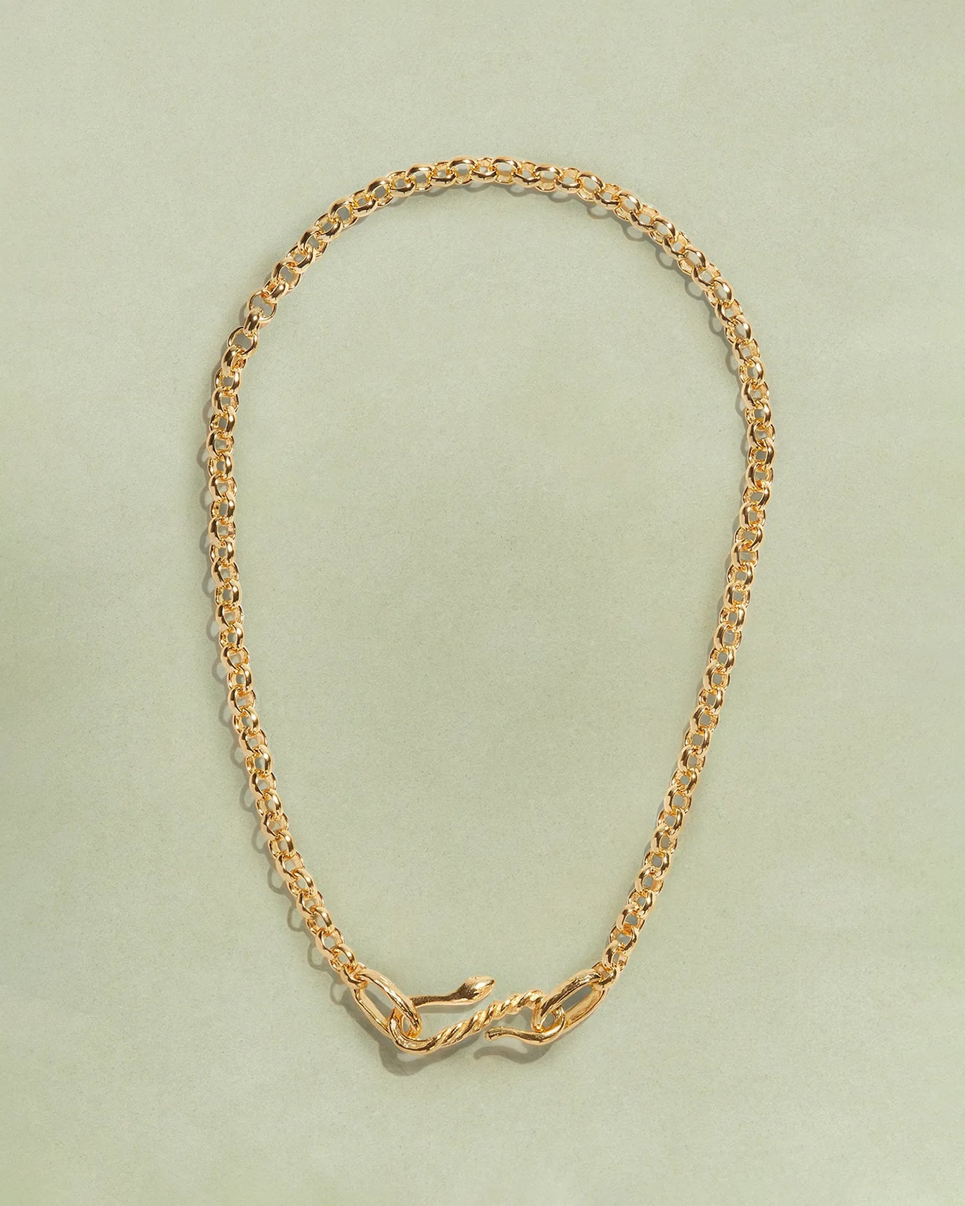 pamela love ネックレス Serpent Chain, Gold Snake Chain Necklace - Pamela Love