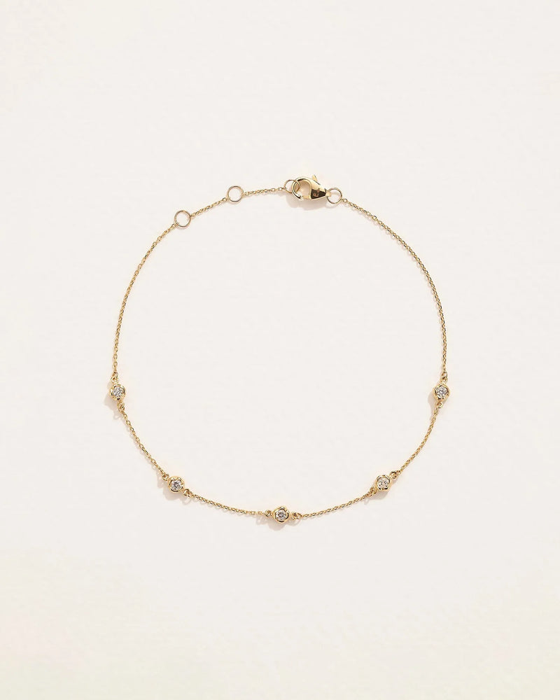 Diamond Station Bracelet by Pamela Love – Bracelets in #product_material# (#product_color#). 