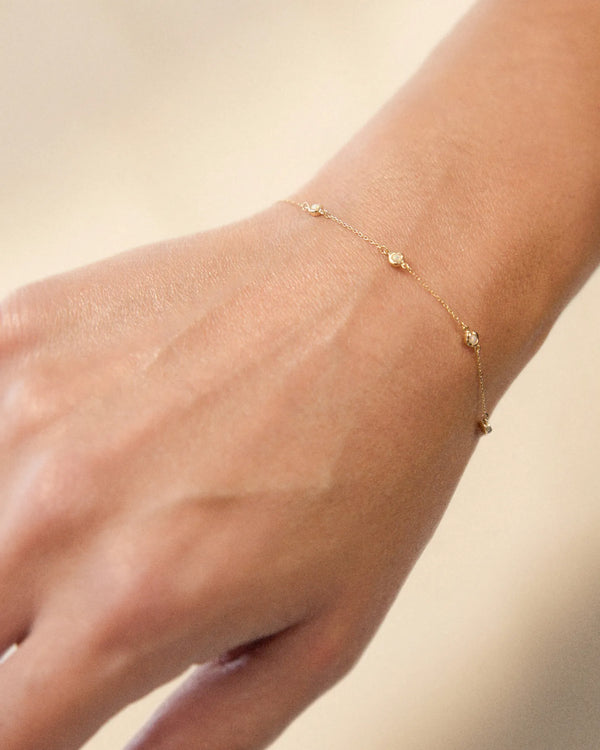 Diamond Station Bracelet by Pamela Love – Bracelets in #product_material# (#product_color#). 