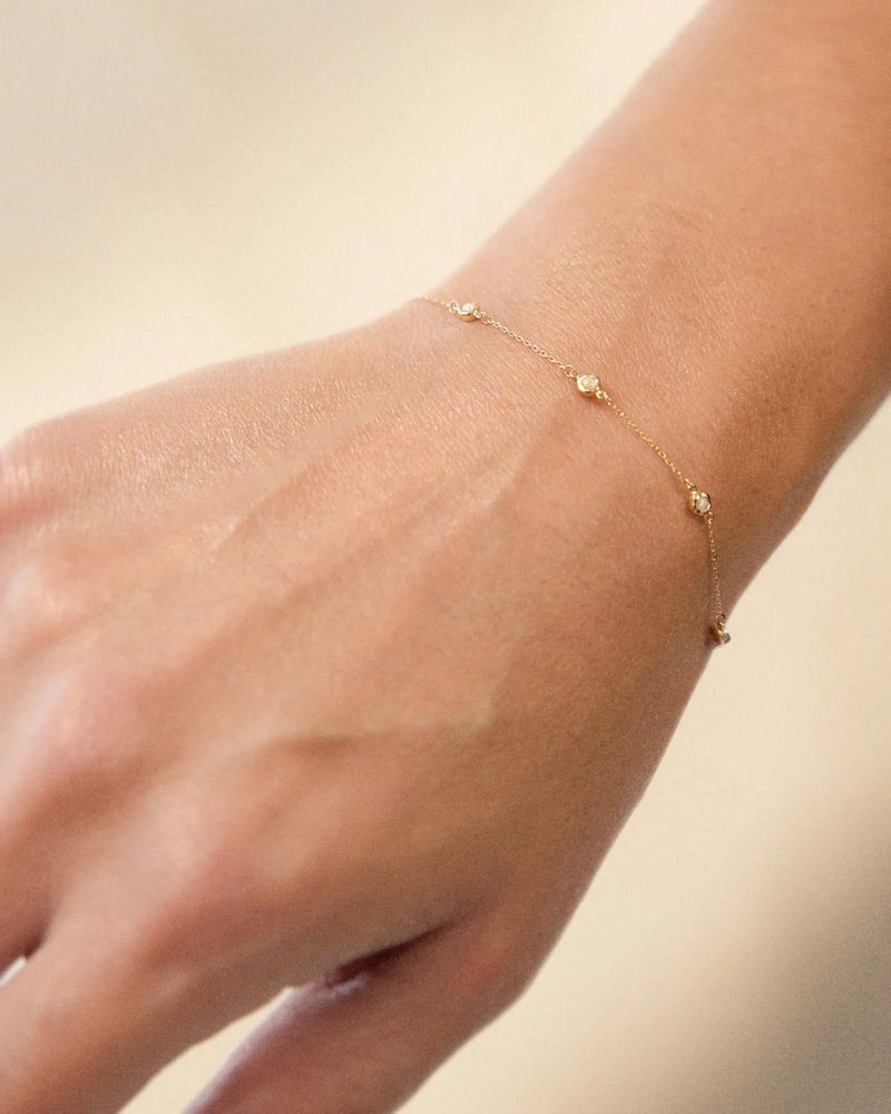 Diamond Station Bracelet by Pamela Love – Bracelets in #product_material# (#product_color#). 