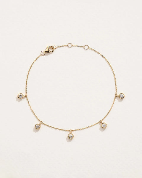 Diamond Station Droplet Bracelet by Pamela Love – Bracelets in #product_material# (#product_color#). 