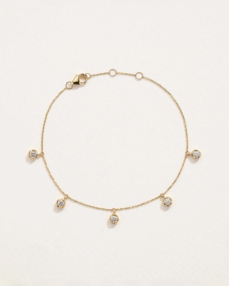 Diamond Station Droplet Bracelet by Pamela Love – Bracelets in #product_material# (#product_color#). 