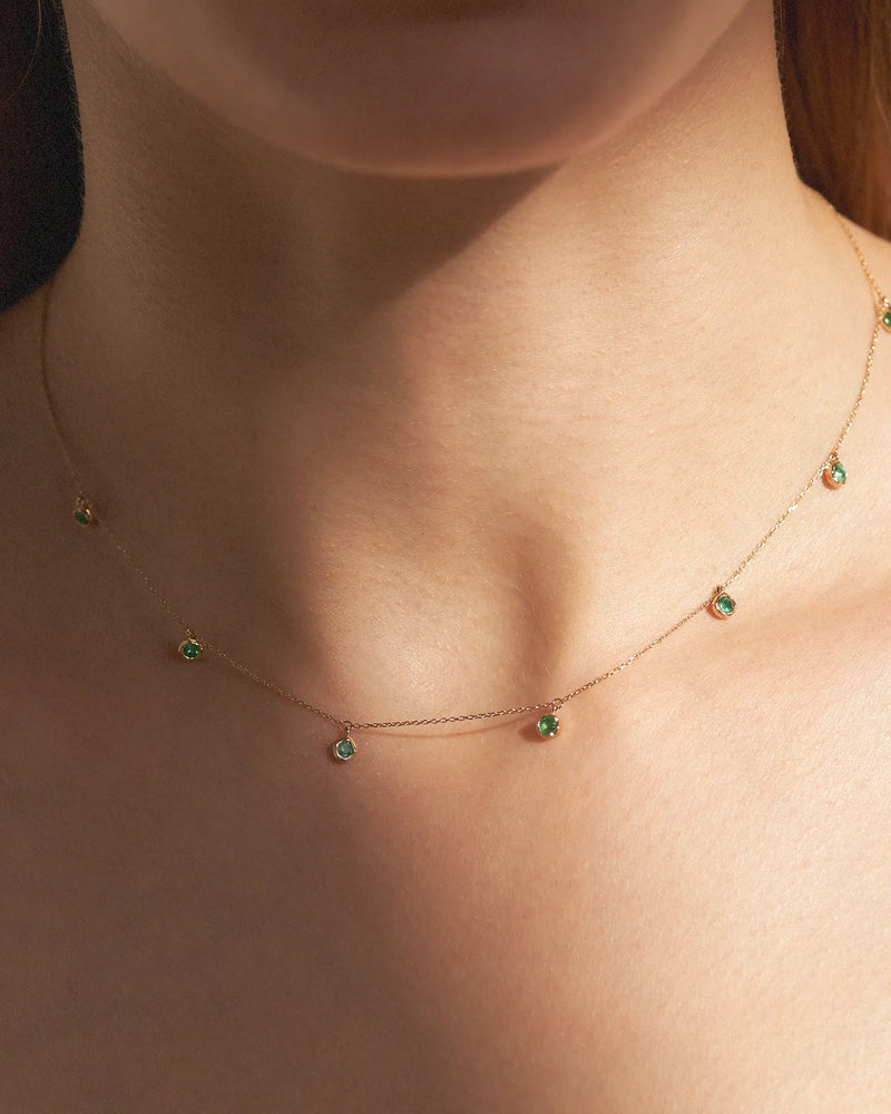 Diamond Station Droplet Necklace by Pamela Love – Necklaces in #product_material# (#product_color#). 