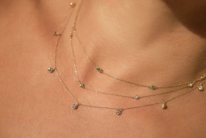 Emerald Station Necklace by Pamela Love – Necklaces in #product_material# (#product_color#). 