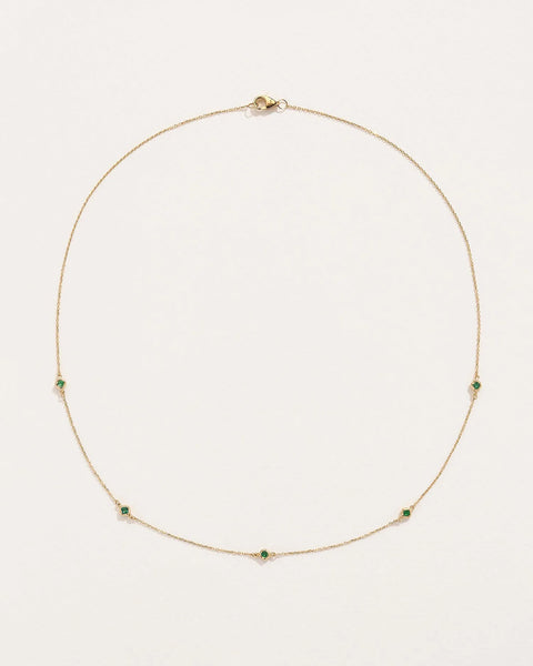 Emerald Station Necklace by Pamela Love – Necklaces in #product_material# (#product_color#). 