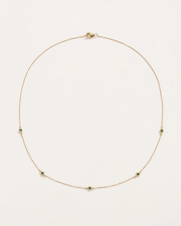 Emerald Station Necklace by Pamela Love – Necklaces in #product_material# (#product_color#). 