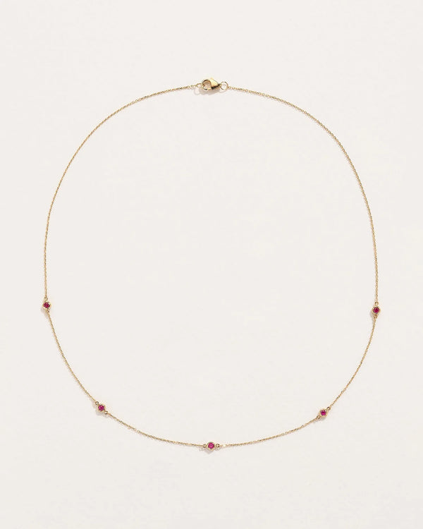 Ruby Station Necklace by Pamela Love – Necklaces in #product_material# (#product_color#). 
