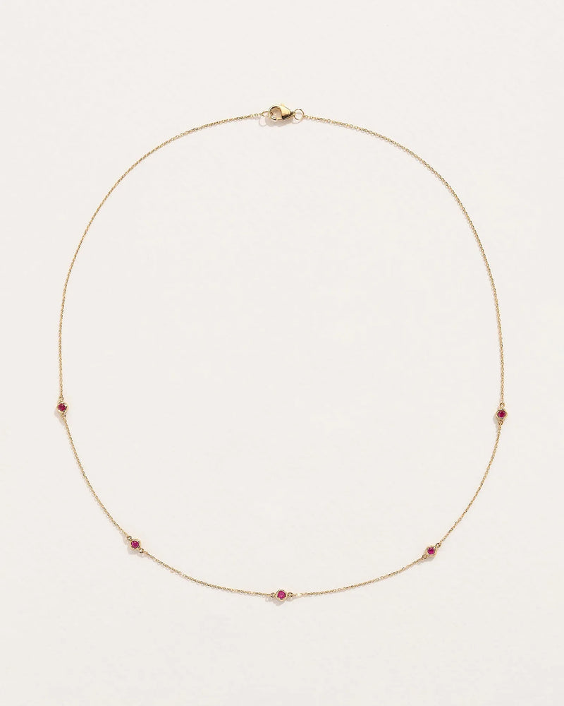 Ruby Station Necklace by Pamela Love – Necklaces in #product_material# (#product_color#). 