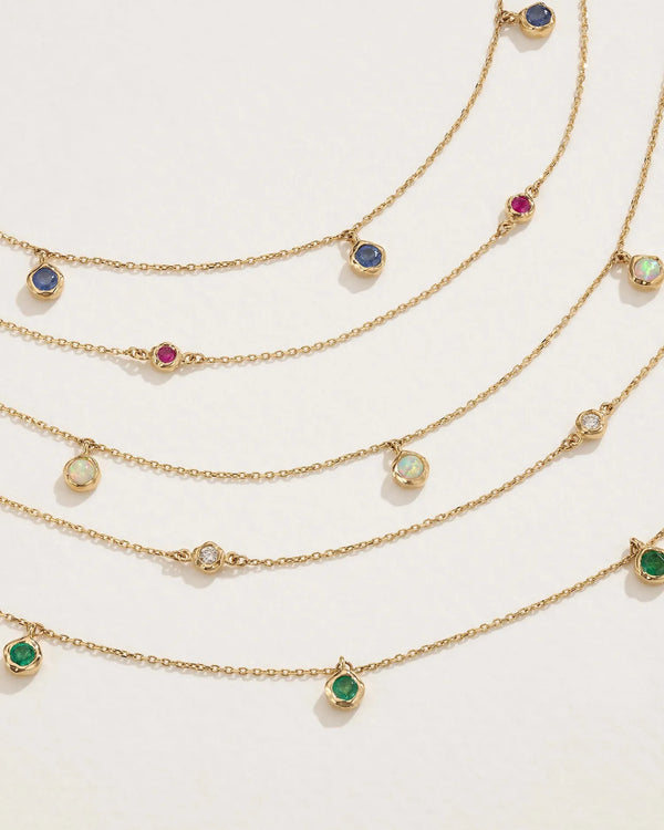 Ruby Station Necklace by Pamela Love – Necklaces in #product_material# (#product_color#). 